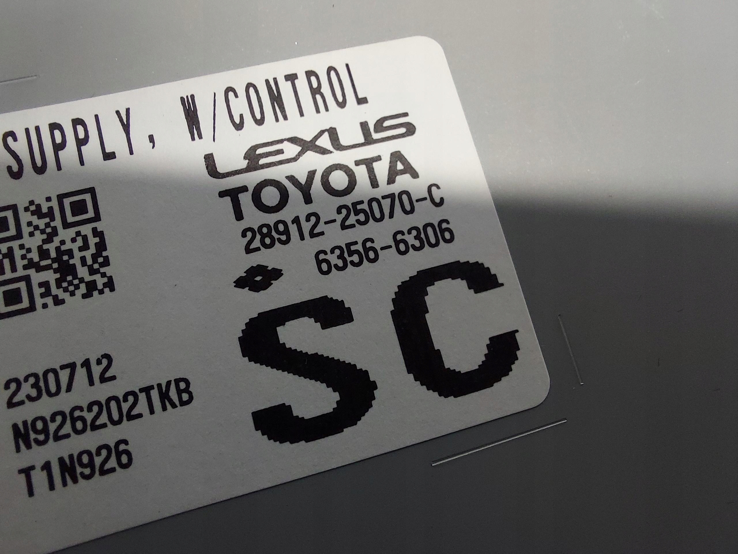 LEXUS RX500H V 5 2023- module control unit 28912-25070-C