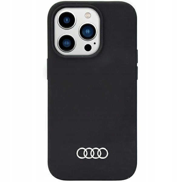 Pouzdro Audi Silicone Case pro iPhone 14 Pro Max – černé