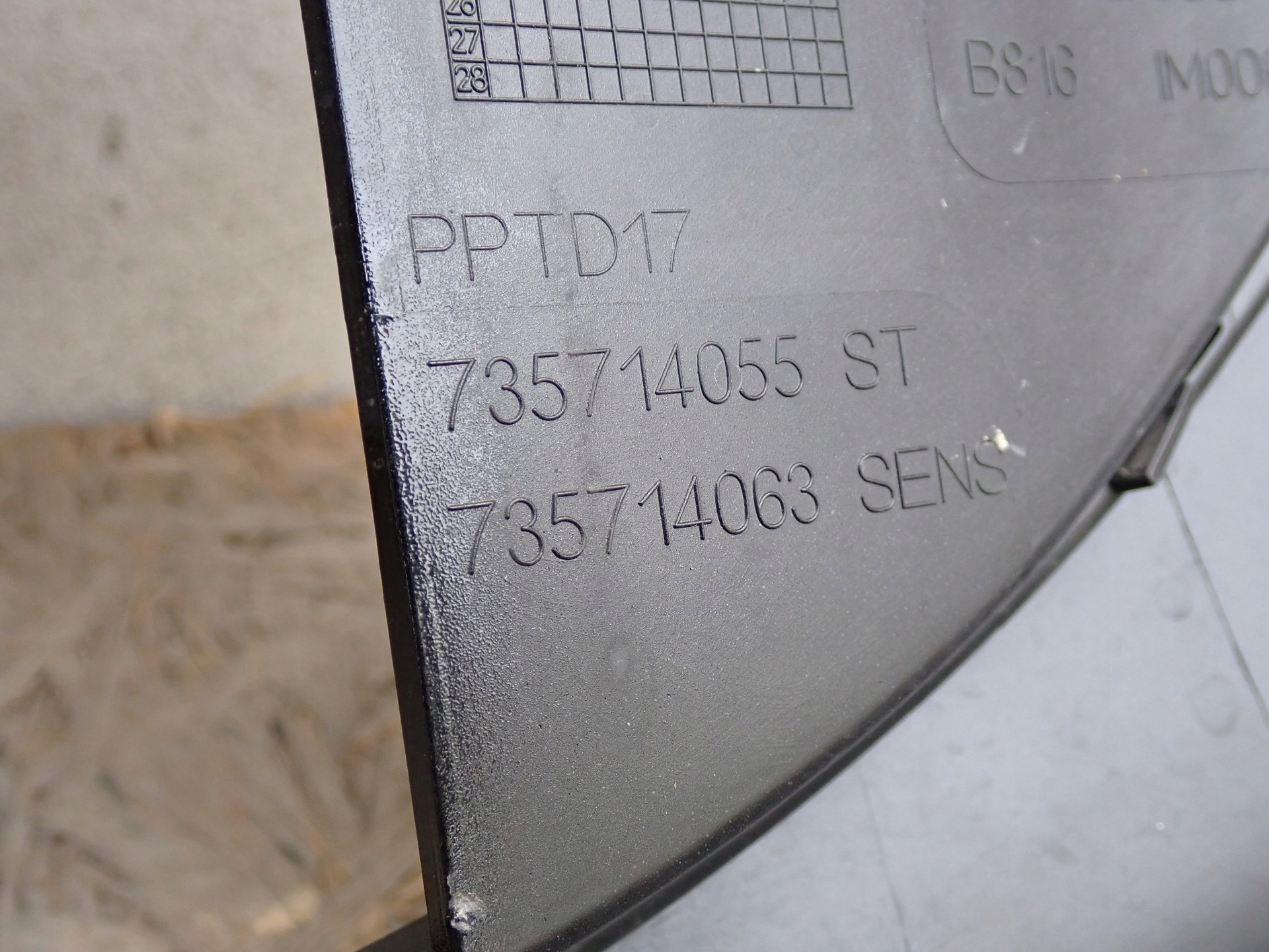 bumper front front FIAT 500E 2020- 735714055