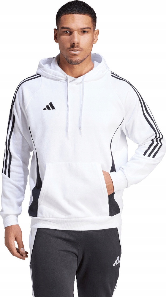 Pánská Mikina Adidas Tiro 24 Sweat Hooded Bílá IR7547 velikost M