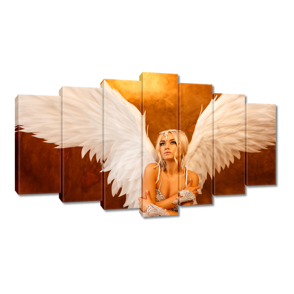 Obraz 140x80 Anděl blond vlasy