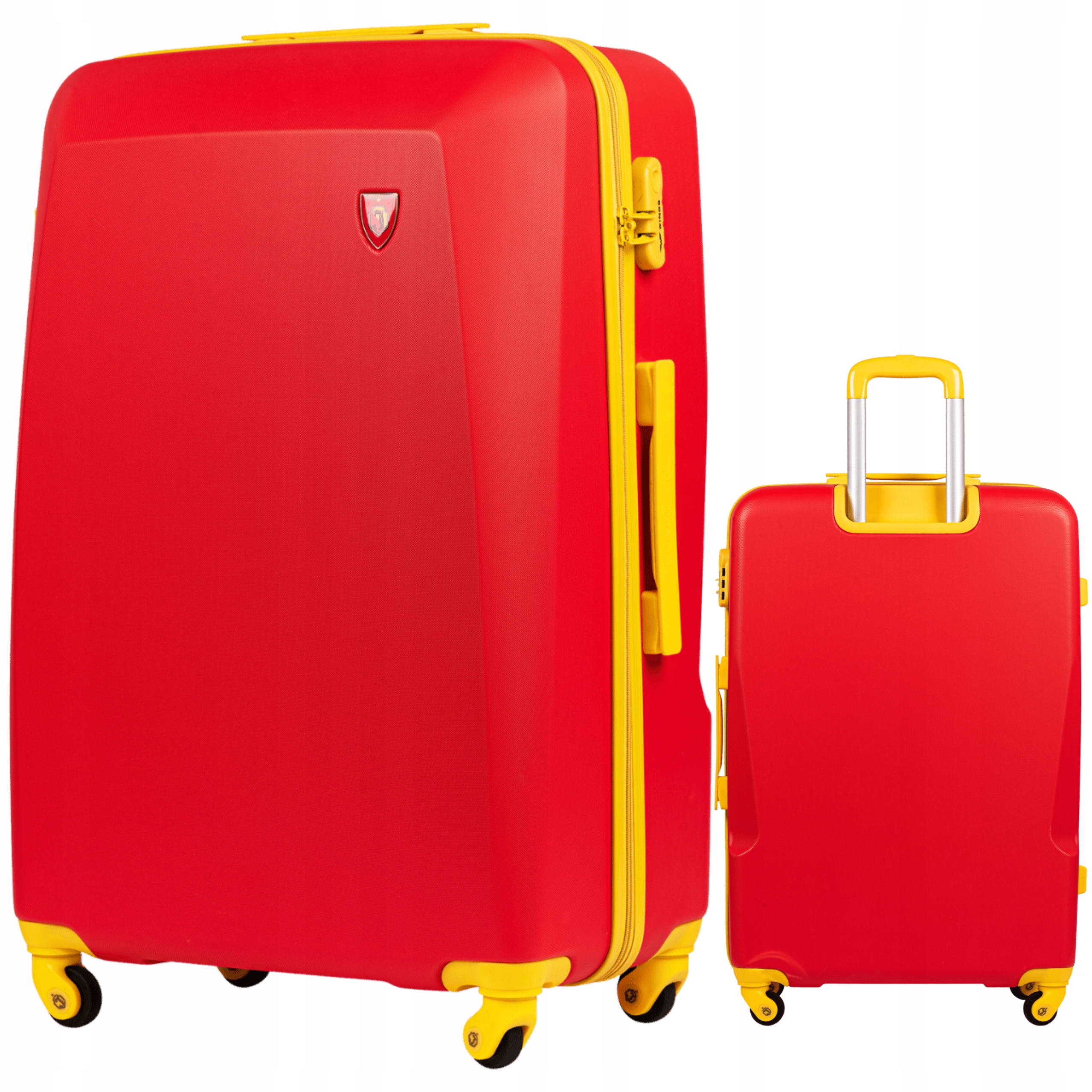 Velký XXL kufr na 4 kolečkách Wings Jagiellonia Registrované zavazadlo Abs