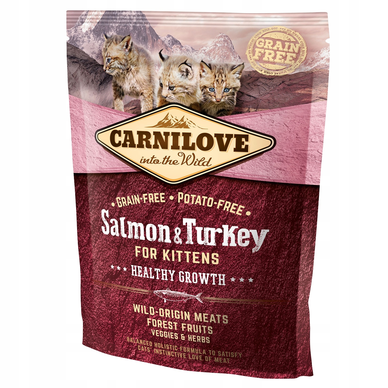 Levně Carnilove Cat Kittens Losos a Krůta pro koťata Salmon & Turkey 2 kg