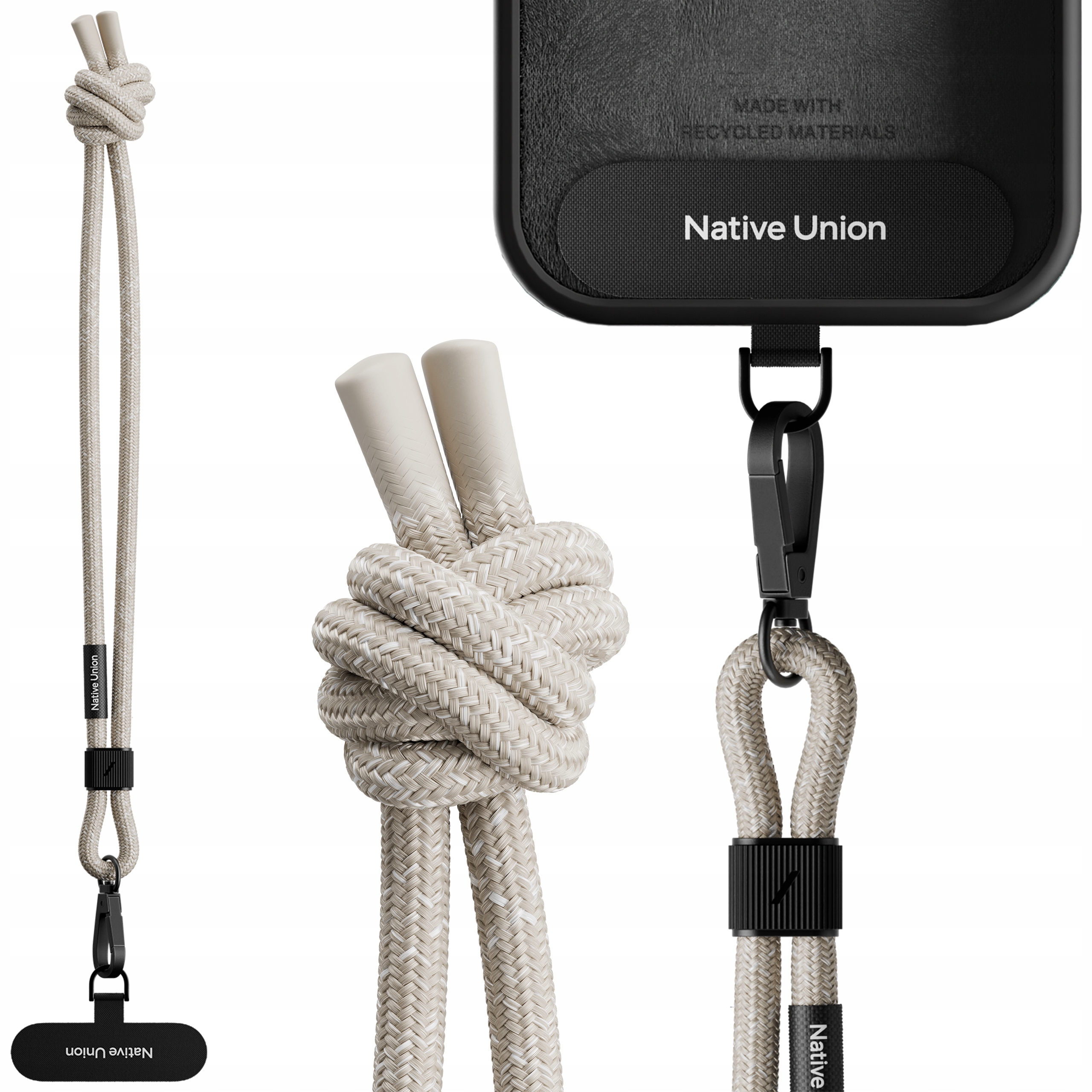 Native Union City Grip Smycz do Telefonu na Nadgarstek Pasek Materiałowy