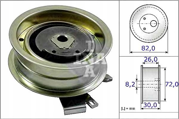 Ina Rolka Rozvodového Řemene Vw 1,6/2,0 Asistent řidiče #28