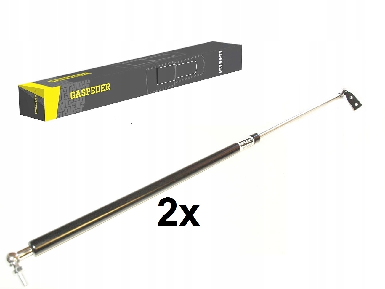 2X Pohony Teleskopů Klapky Pro Mitsubishi Eclipse 95-00 Lp Plynová Pružina