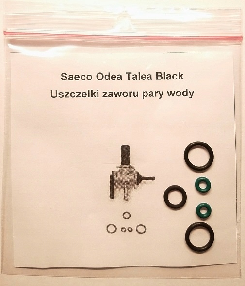 

Uszczelki zaworu pary wody Saeco Odea Talea Black
