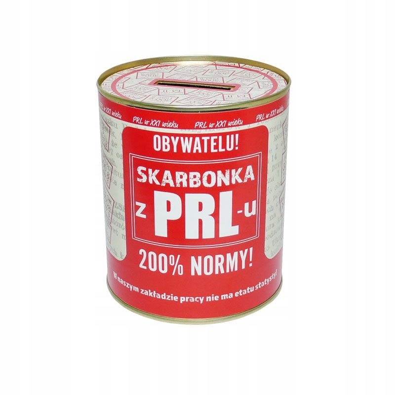 

Puszka Skarbonka Z Prl 200% Normy