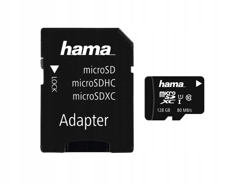 Hama microSDXC 128GB C10 Uhs-i 100MB/s Adapter/Photo