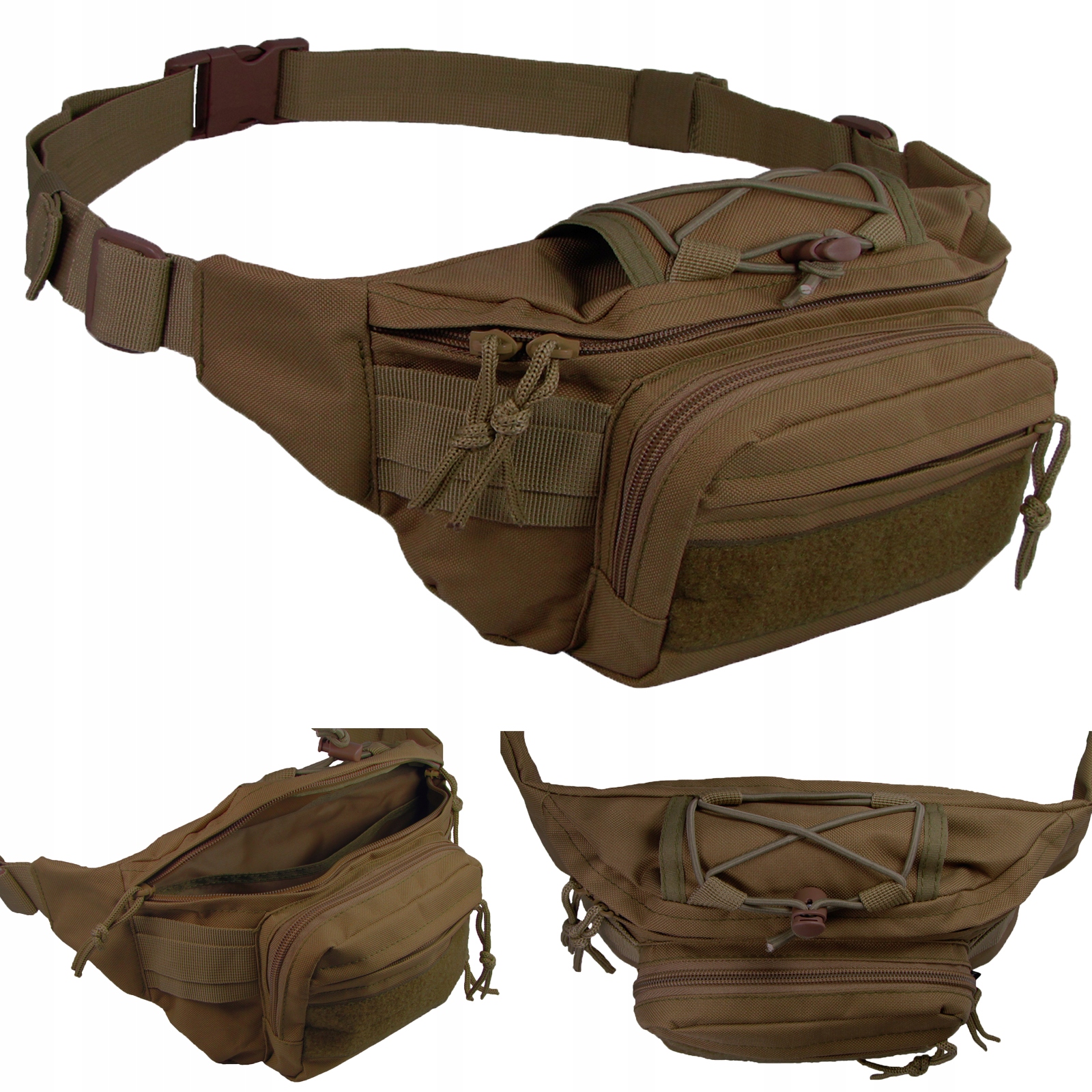 Saszetka Nerka męska wojskowa Coyote piaskowa taktyczna