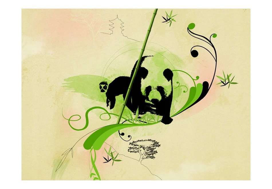 

Fototapeta - Panda w lesie bambusowym - 200X154