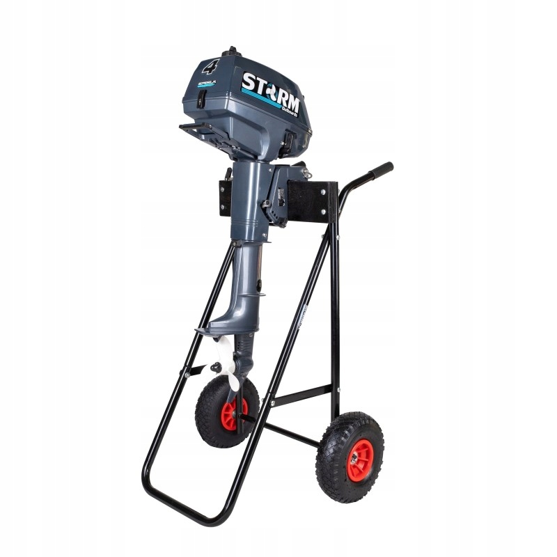 Wózek pod silnik zaburtowy Stojak Pompowane Koła