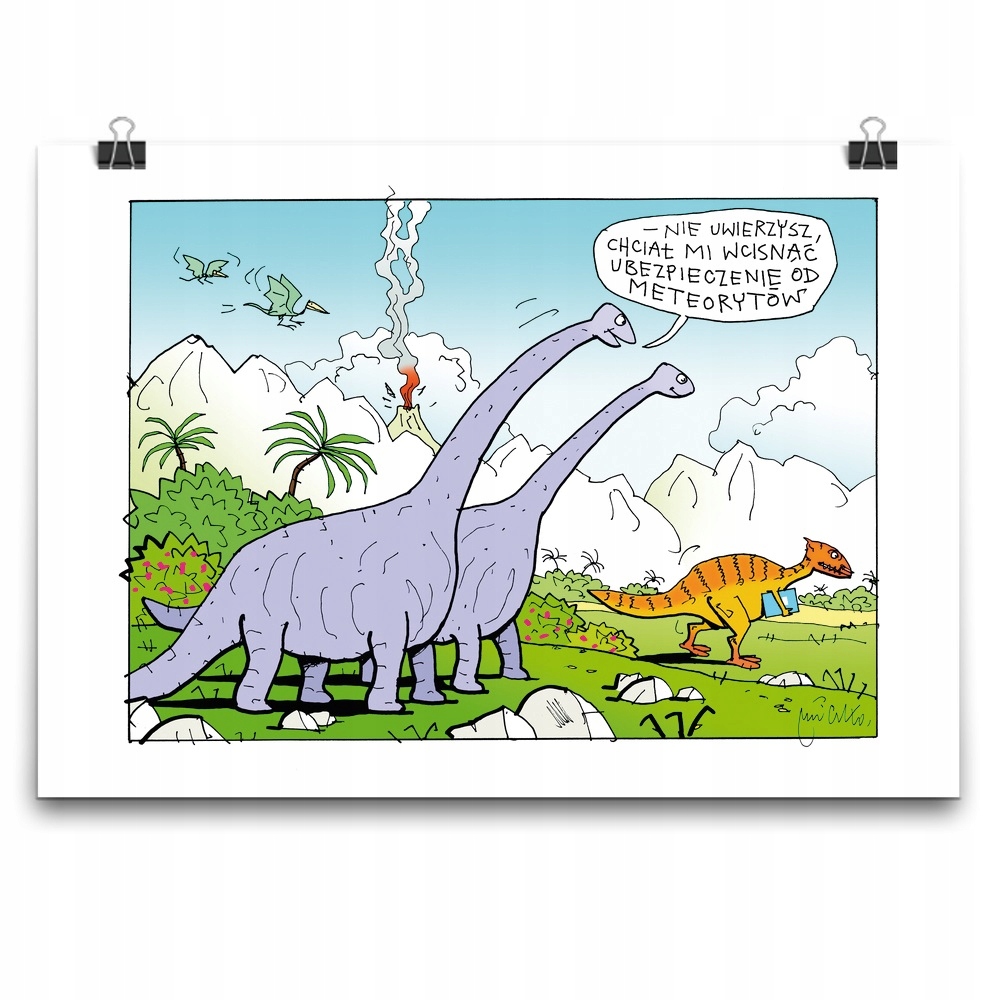 

Plakat Ubezpieczenie Od Meteorytów Andrzej Mleczko