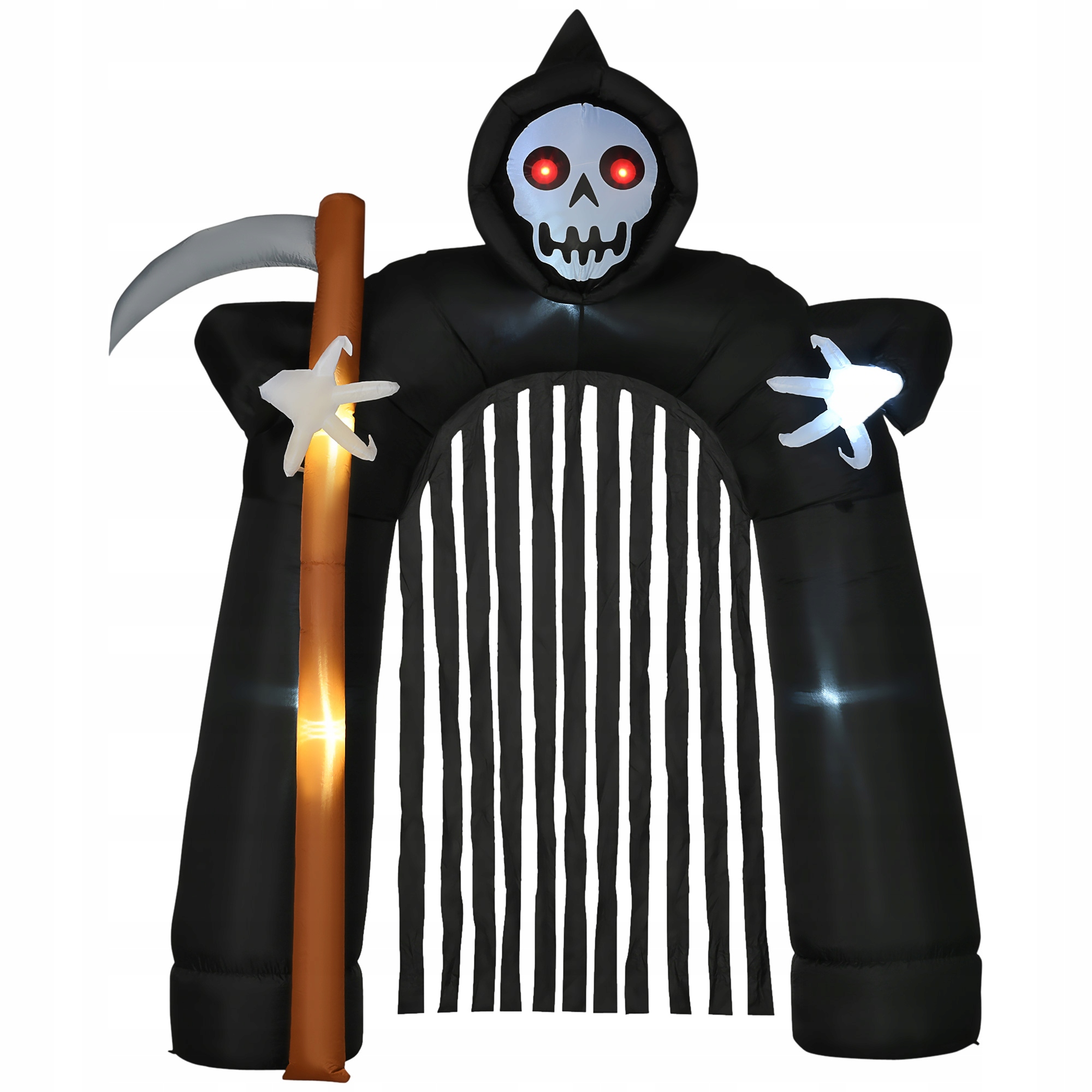 Veľká Dekorácia na Halloween: Nafukovacia brána smrti s osvetlením