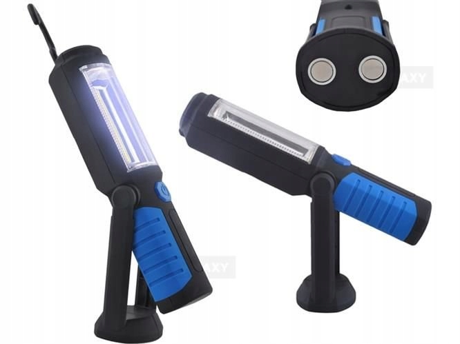 

Lampa warsztatowa Led latarka mocna hak magnes 3W
