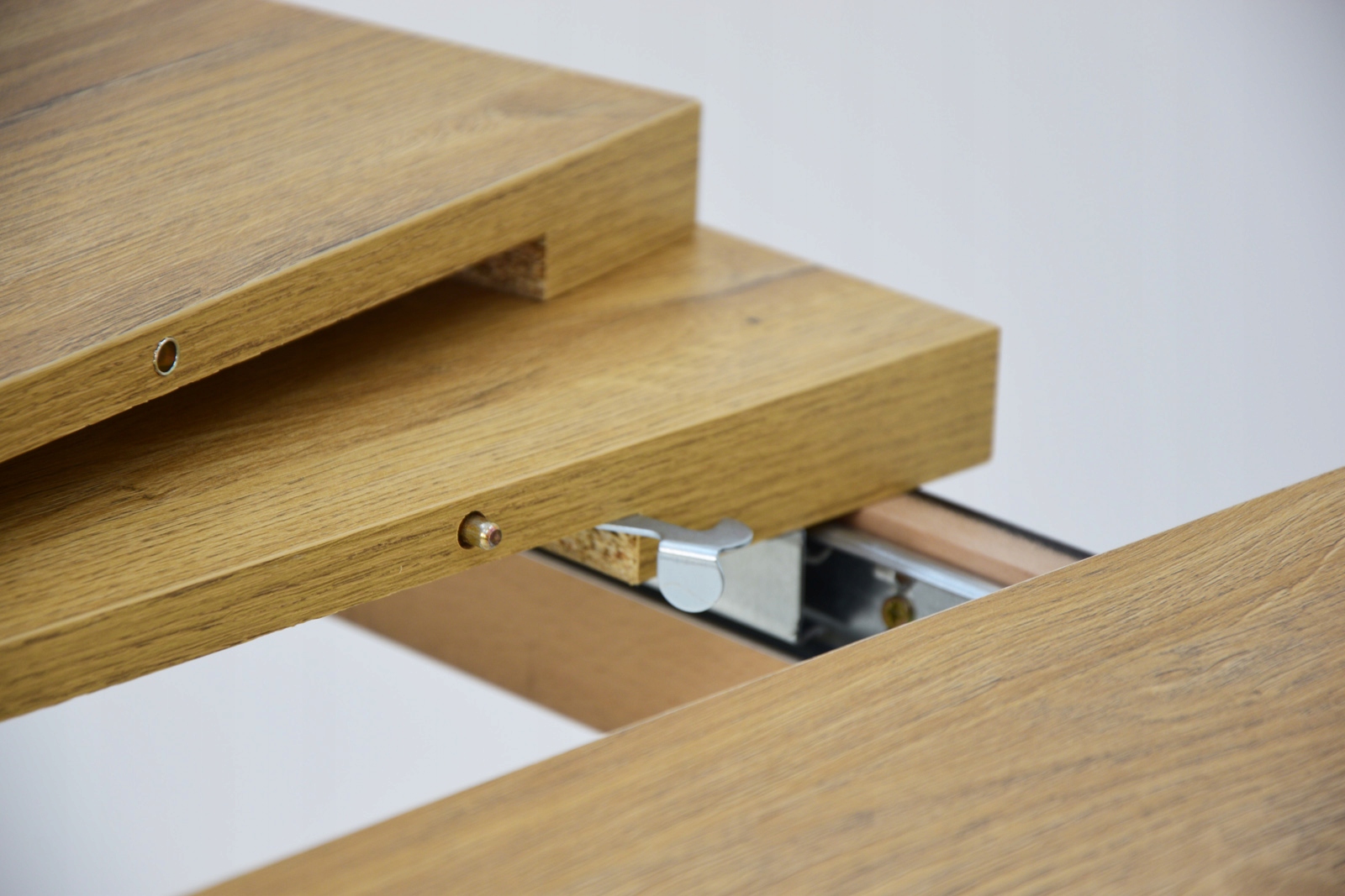 SKANDYNAWSKI STÓŁ ROZKŁADANY 6 krzeseł Z PODUSZKĄ Wysokość krzesła 82 cm