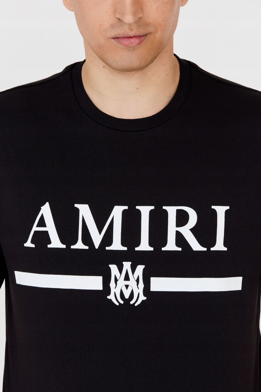 Tシャツ・カットソー Amiri T-Shirt Con Logo AMIRI logo-print Cotton T-shirt | Black | FARFETCH PL