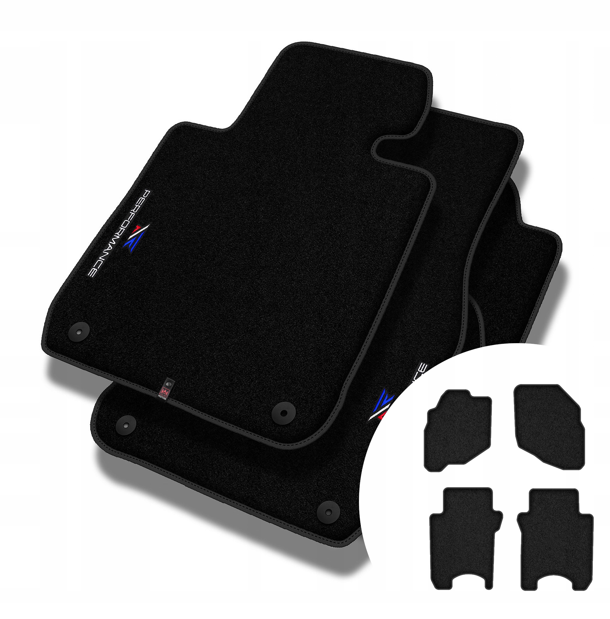 Velúrové koberčeky Performance Premium pre Honda Jazz II 2002-2008