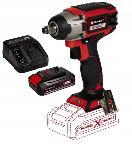 Einhell Rázový Uťahovák Impaxxo 18/230 Sada 2,5AH