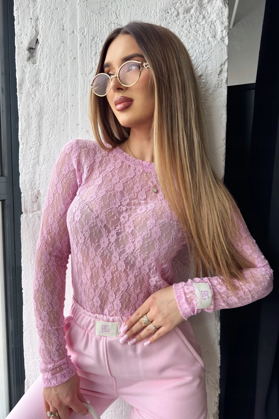 Dámská halenka Bg Manifest světle růžová S