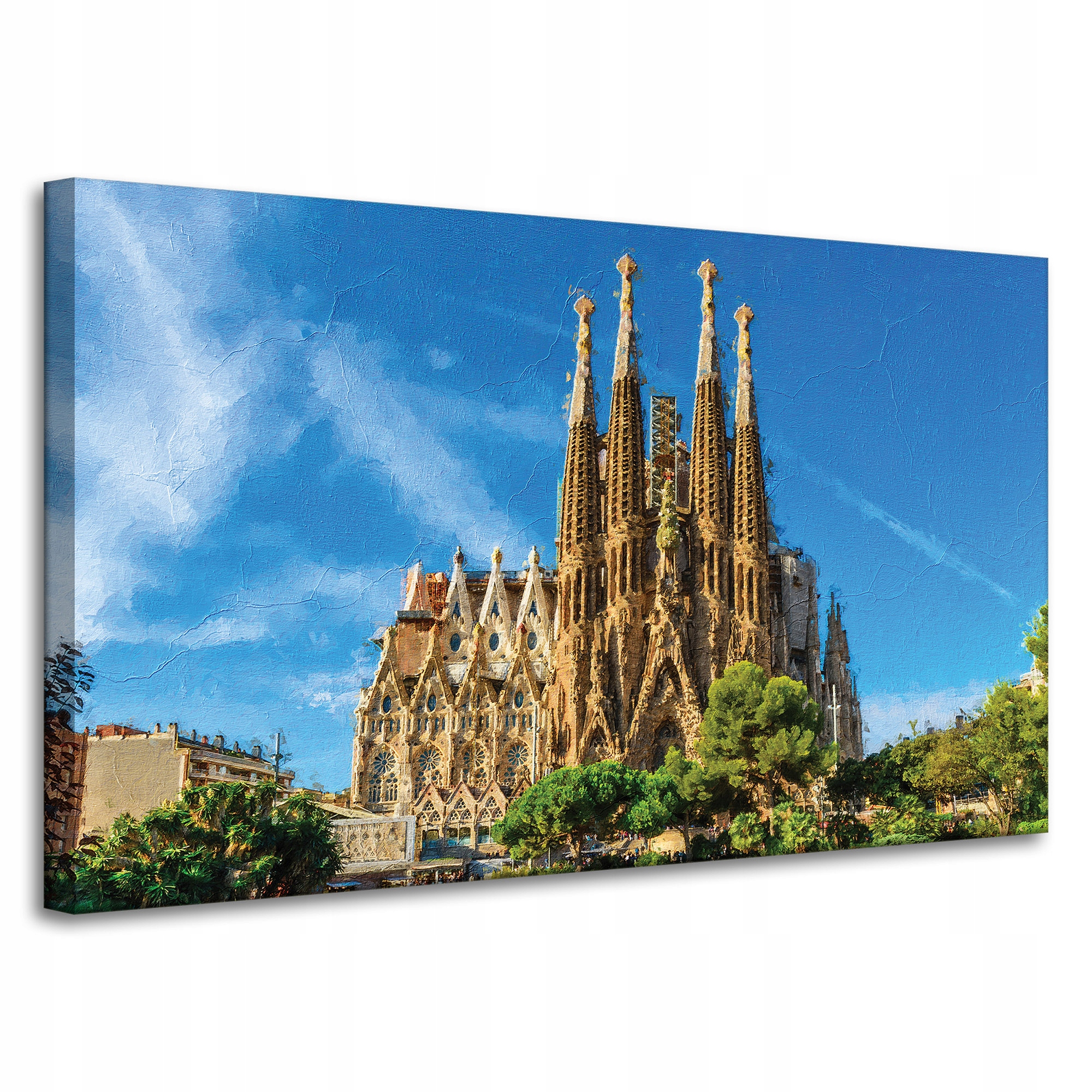 Obraz na plátně Sagrada Familia Barcelona Španělsko 100x60 cm