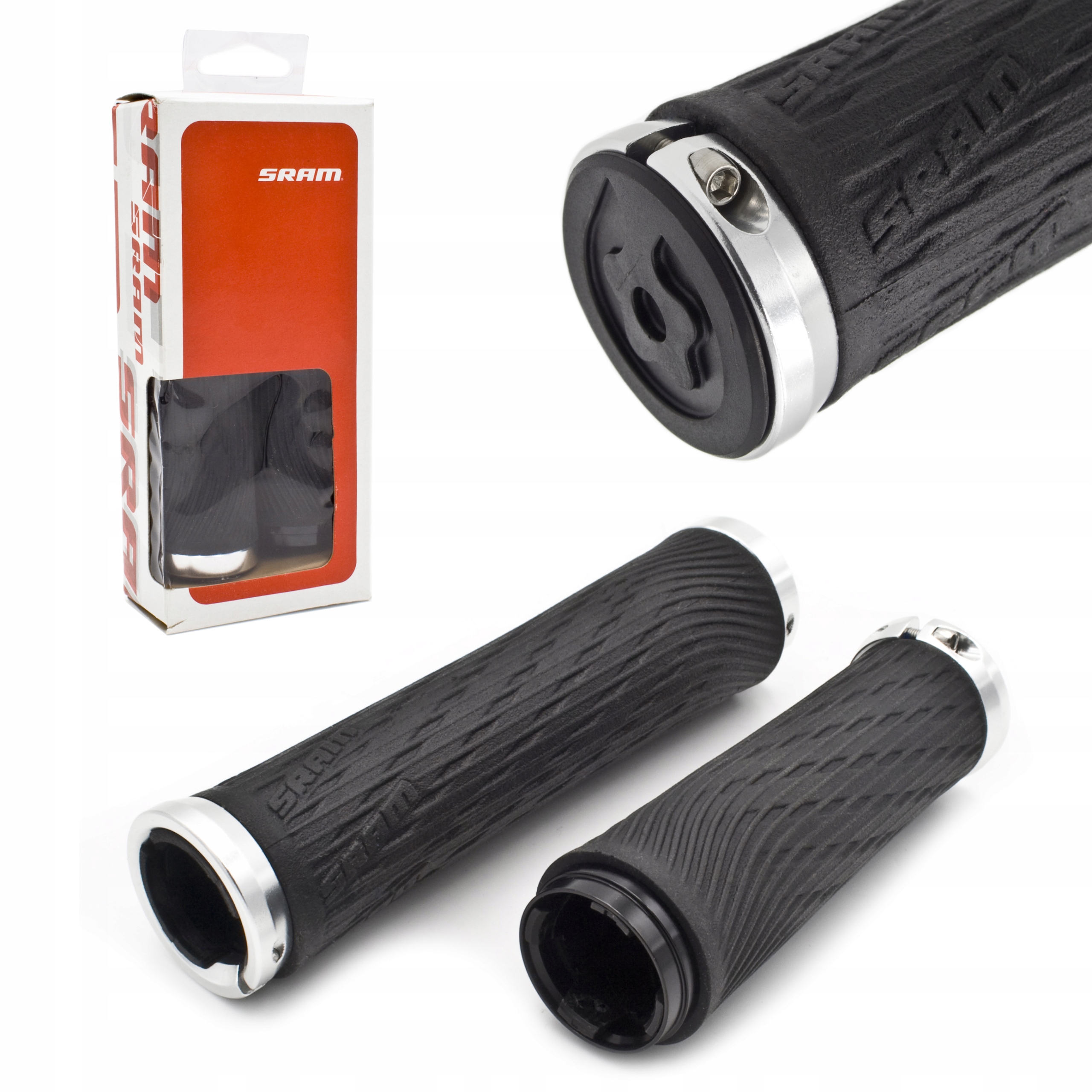 Chwyty kierownicy gripy rowerowe Sram Grip Shift 142.5 107 mm Dwie Długości