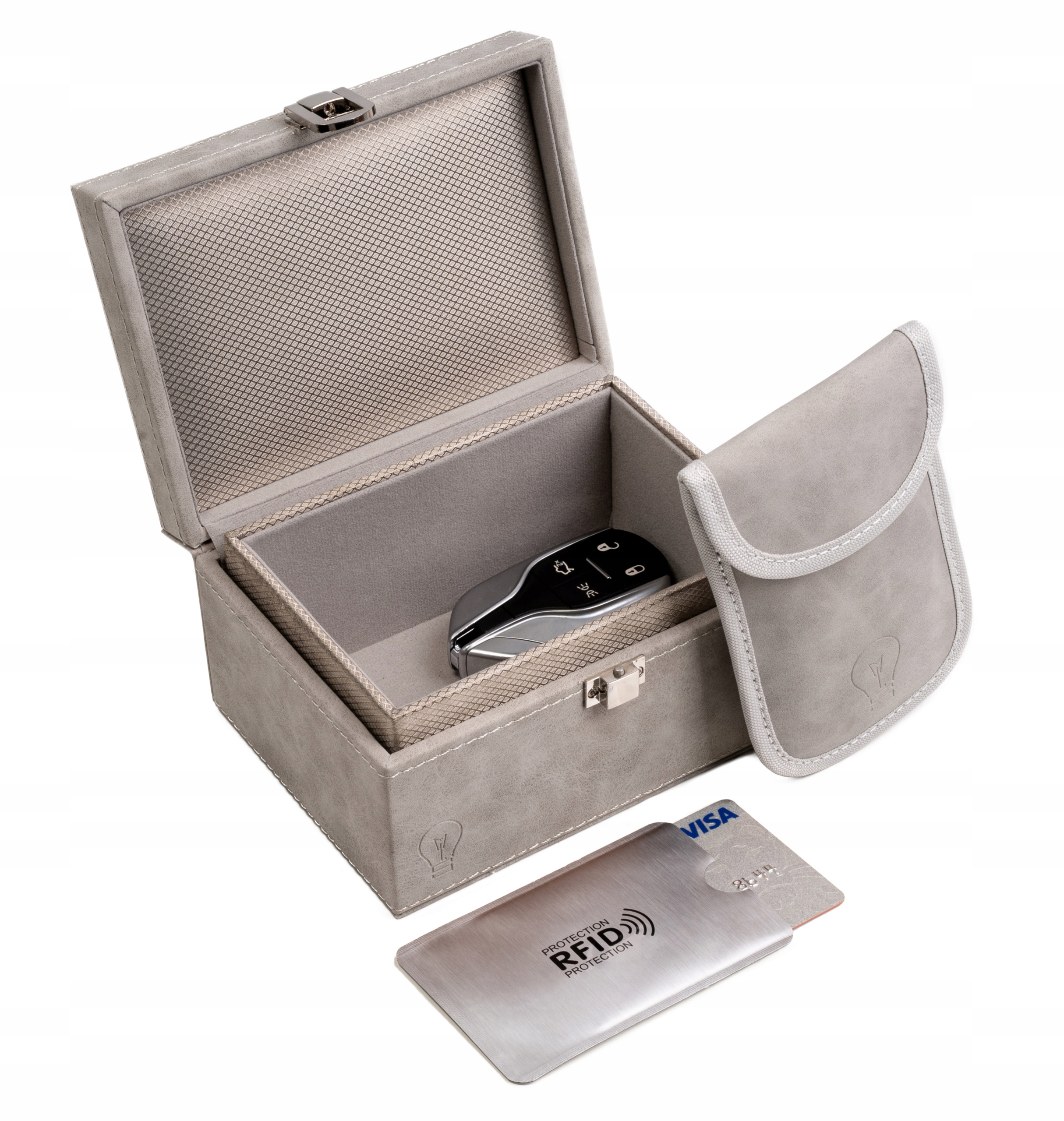 Box na klíče FARADAY BOX+Pouzdro Keyless šedé za 799 Kč - Allegro