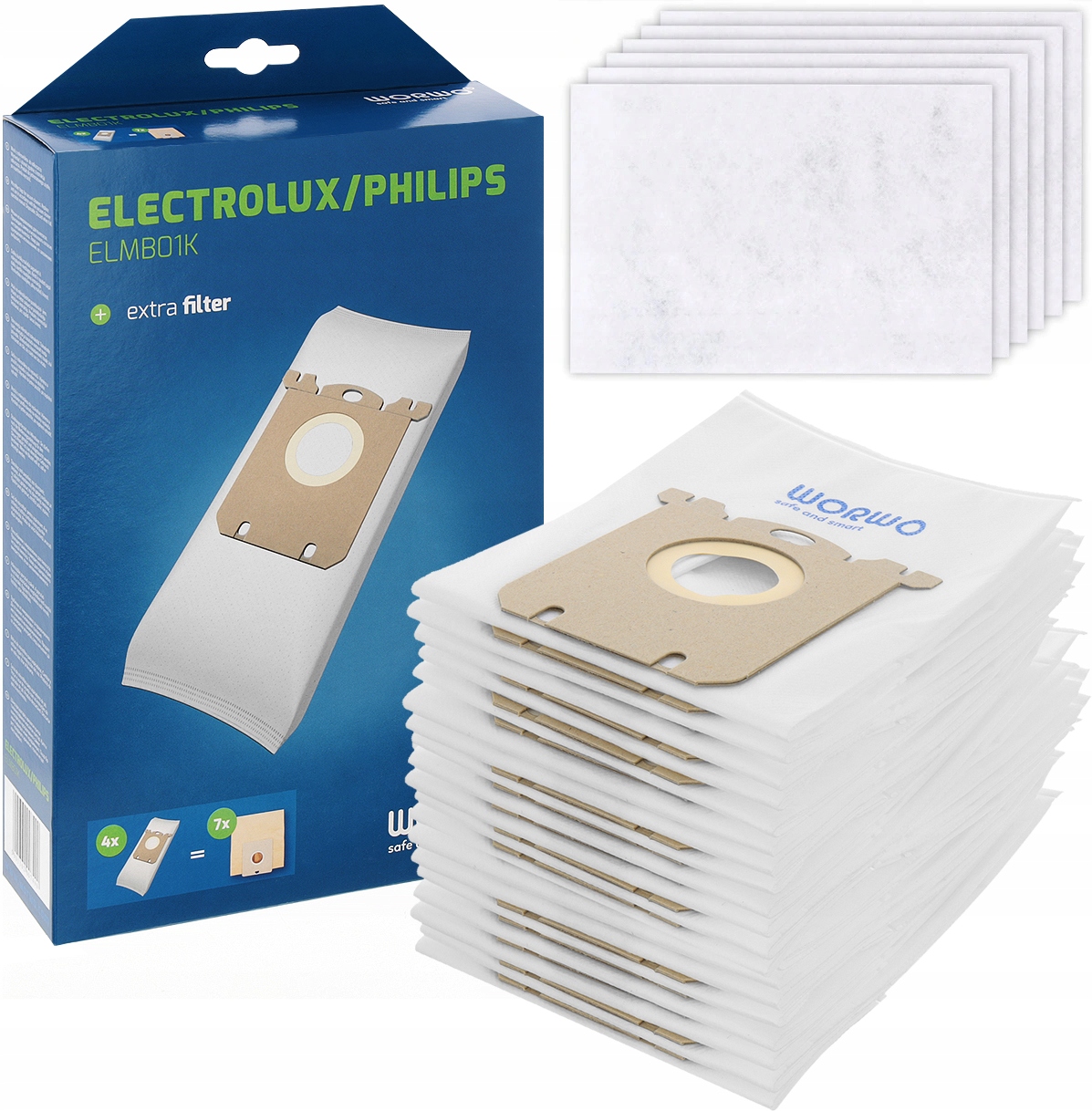 

24x Worki Do Odkurzacza Elektrolux Philips Bag