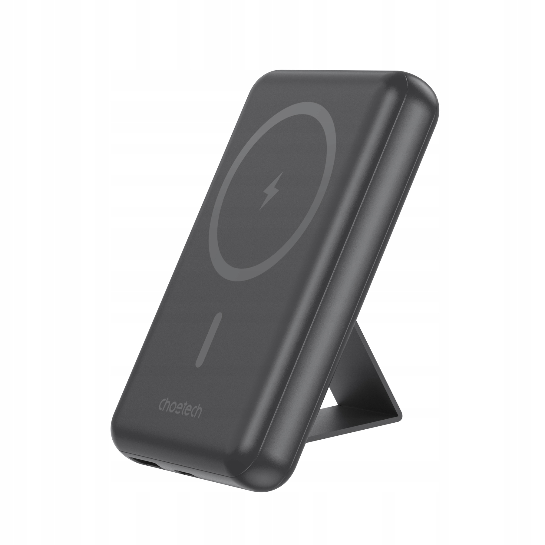 Powerbanka 10000 mAh bezdrátová MagSafe Usb-a Usb-c funkce stojánku černá