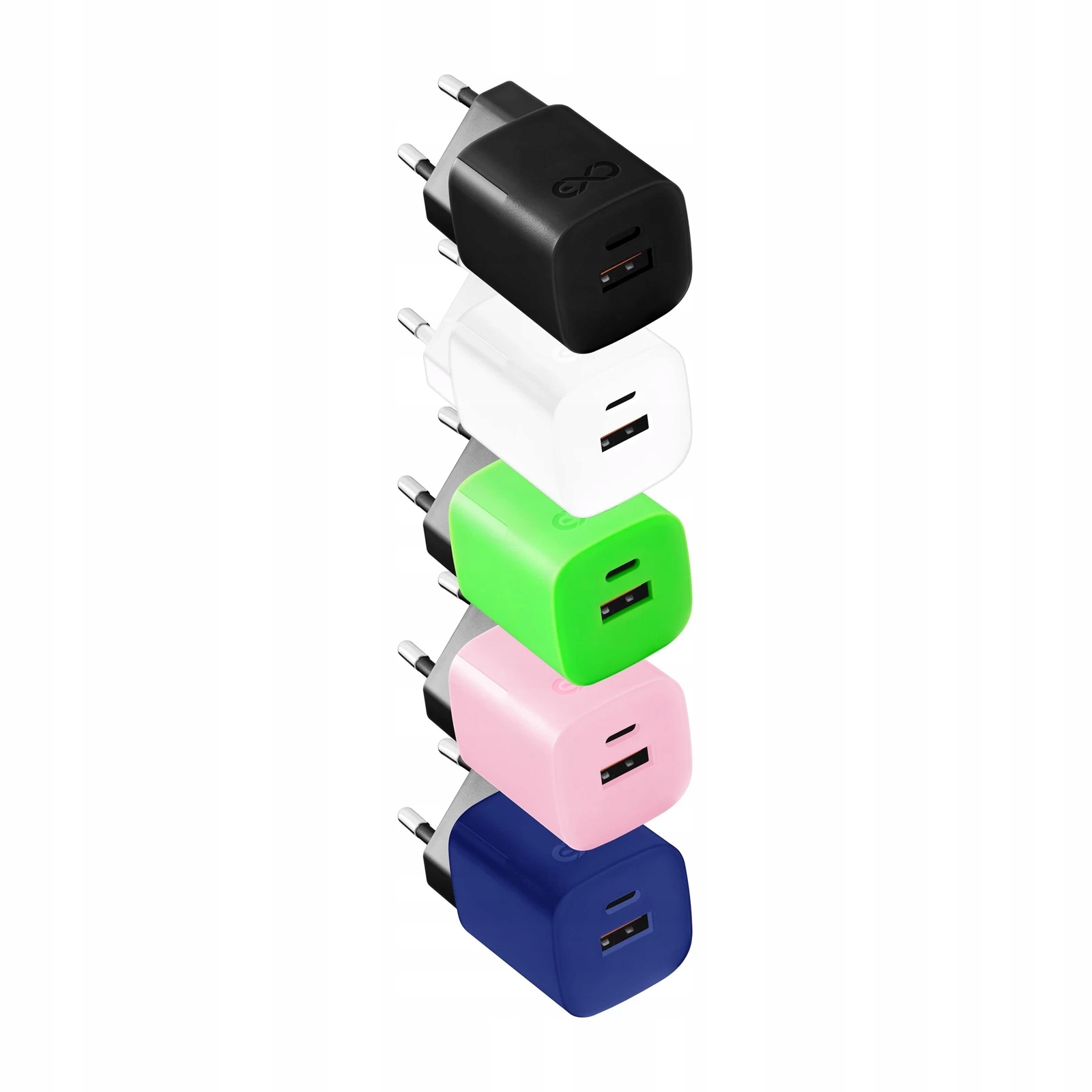 Ładowarka sieciowa eXc Cube 2xUSB (a+c) 33W, eXc, OR-EXC1