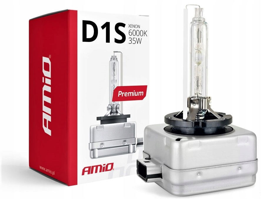 

Żarówka Żarnik Xenon Ksenon D1S 6000K Premium Amio