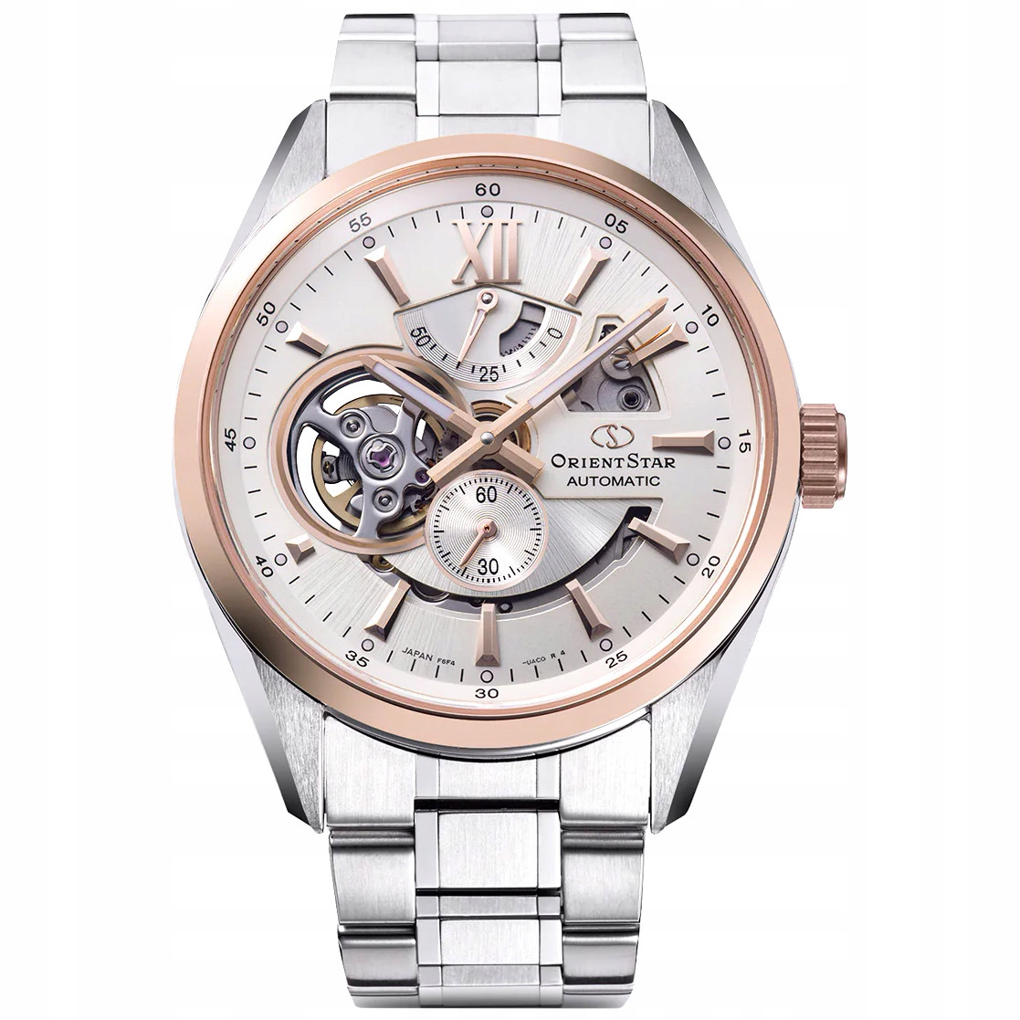 Pánské Hodinky Orient Star RE-AV0123G00B stříbrný náramek
