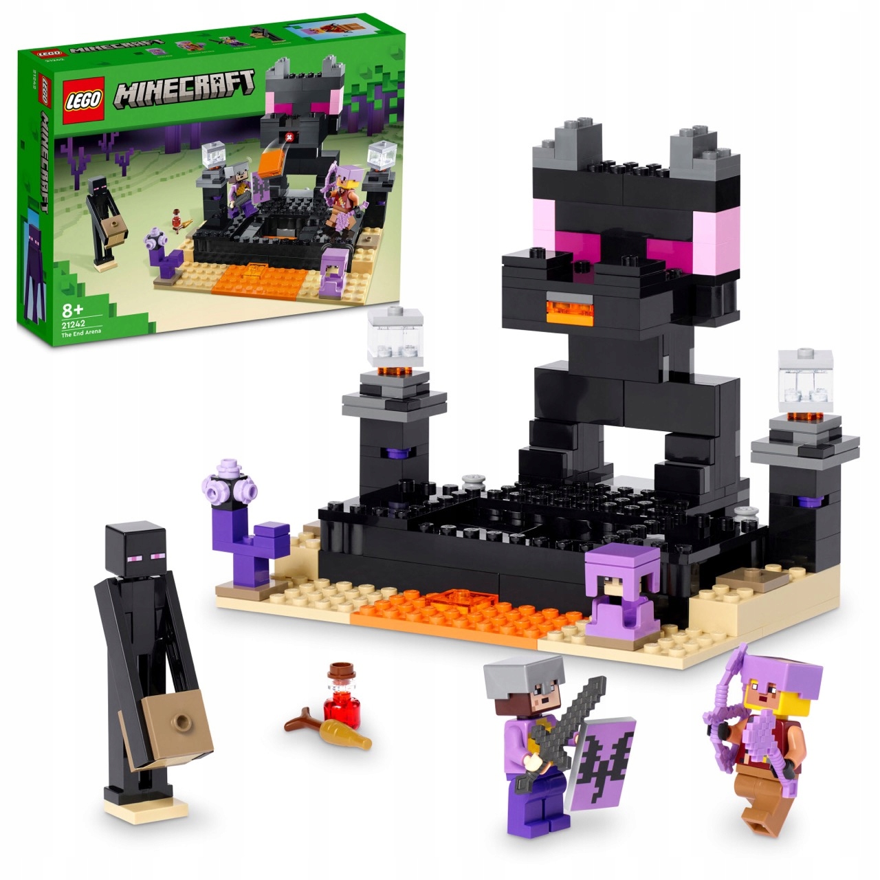 LEGO Minecraft 21242 ARENA ENDU SUPER ZESTAW