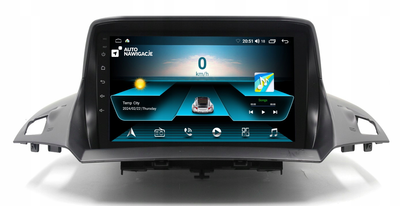 Radio Nawigacja Gps Ford Kuga 2013-2017 Android