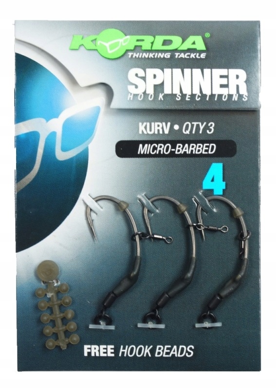 Haczyki Spinner Hook Sections Kurv Roz 4 Korda