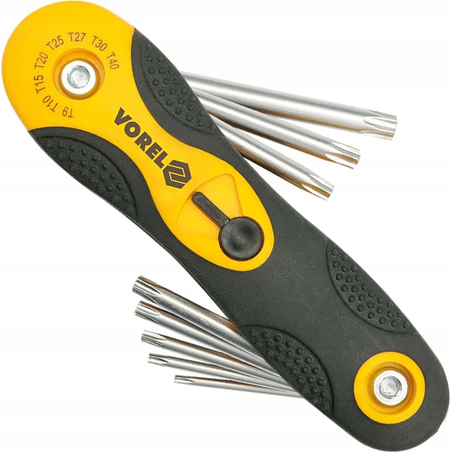 

Vorel Zestaw Klucze Klucz Składany Torx Tx T9-T40