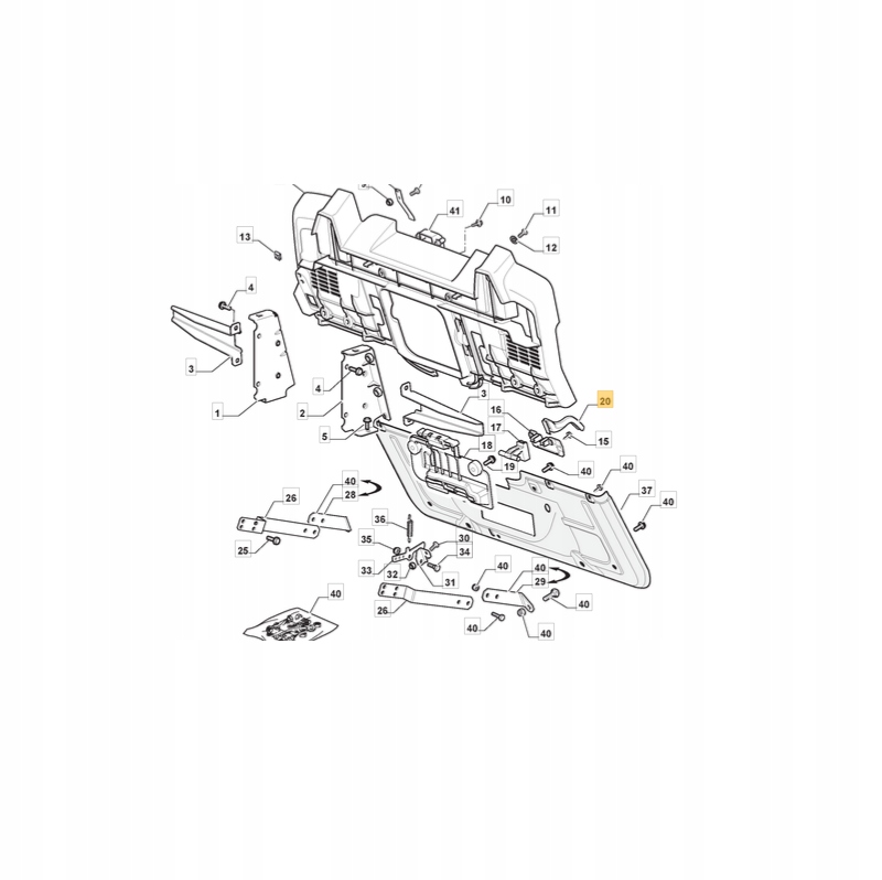 CZUJNIK KOSZA DO STIGA ESTATE 4398 584 584e 598 SOLO GGP ISEKI ORYGINAŁ Marka Stiga