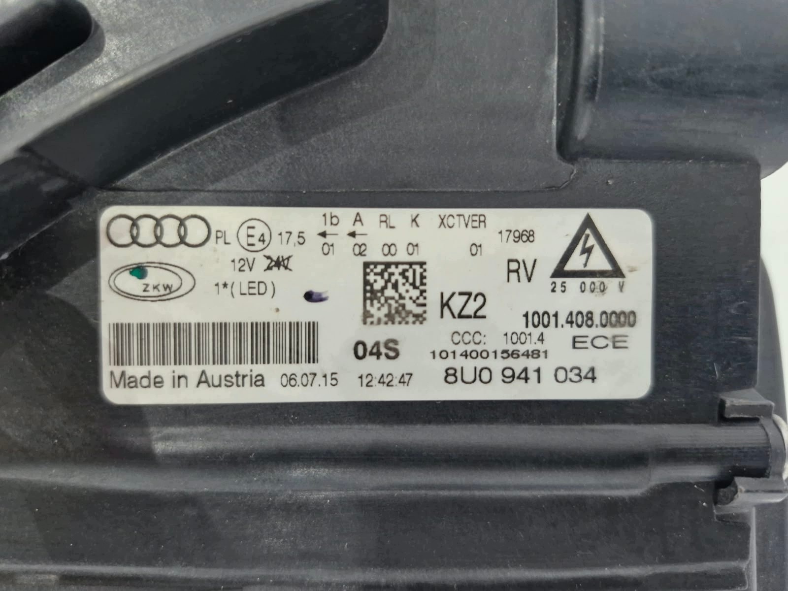 light right Audi Q3 8U LIFT FULL LED
