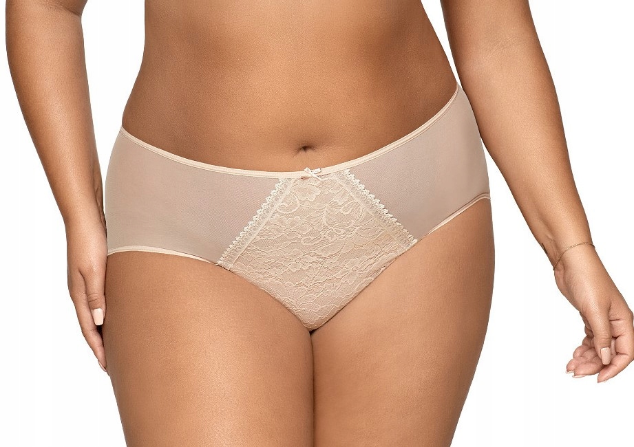 

Figi damskie Ava 1396 Koronka Beż # roz.XL