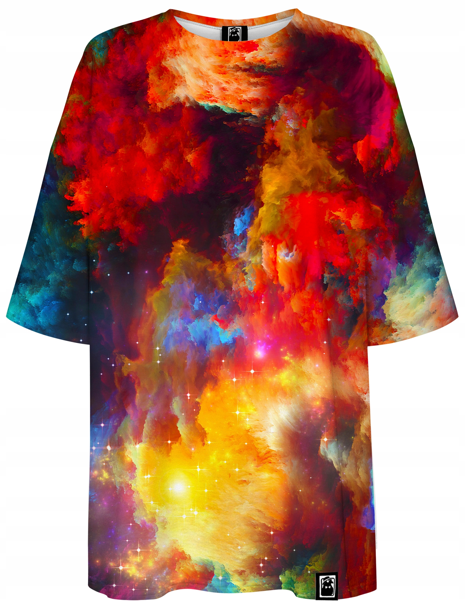 

D T-shirt Oversize Koszulka Nowość Fraktal Xs/s