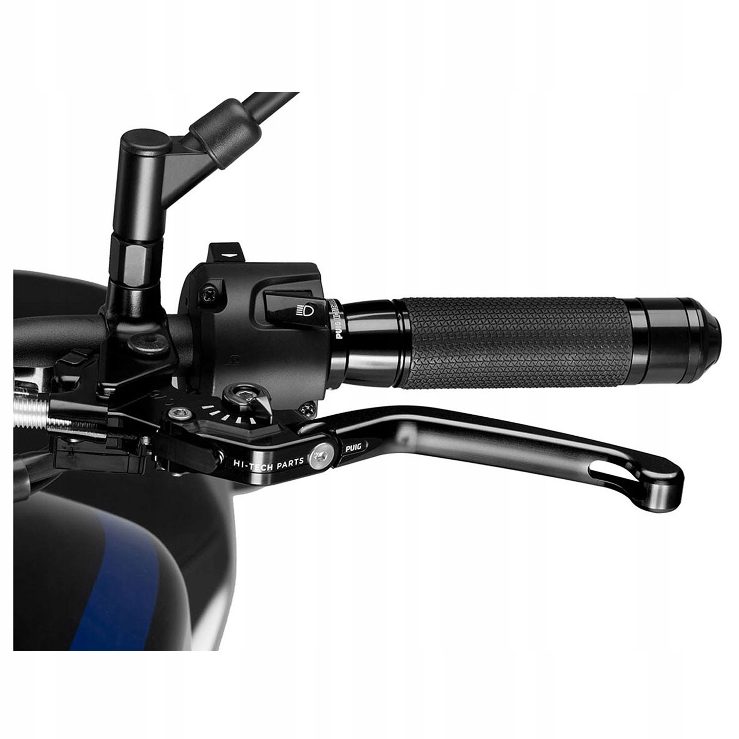 Sportowe dźwignie klamki PUIG łamane 160mm czarne Producent Puig