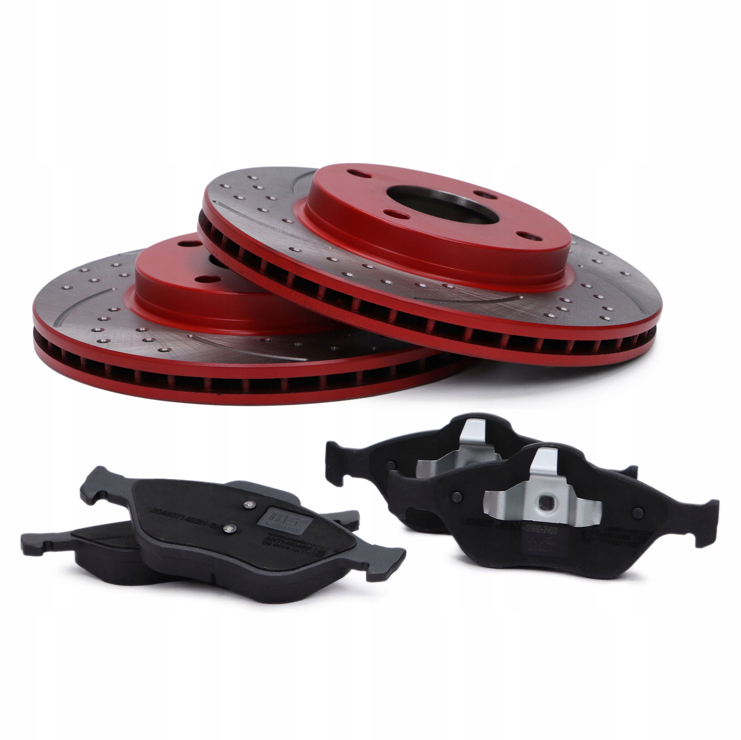 ДИСКИ + КОЛОДКИ ПЕРЕДНІ FORD FIESTA MK6 FUSION 02-