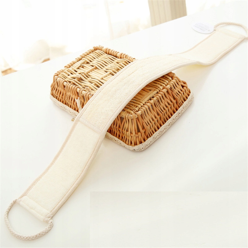 PAS MYJKA DO MYCIA PLECÓW Z LOOFAH NATURALNA GĄBKA Rodzaj pas