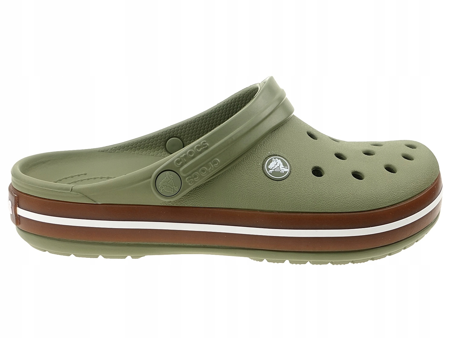 Crocs nazouváky unisex Crocband Gum Clog 46,5 M12 Cargo
