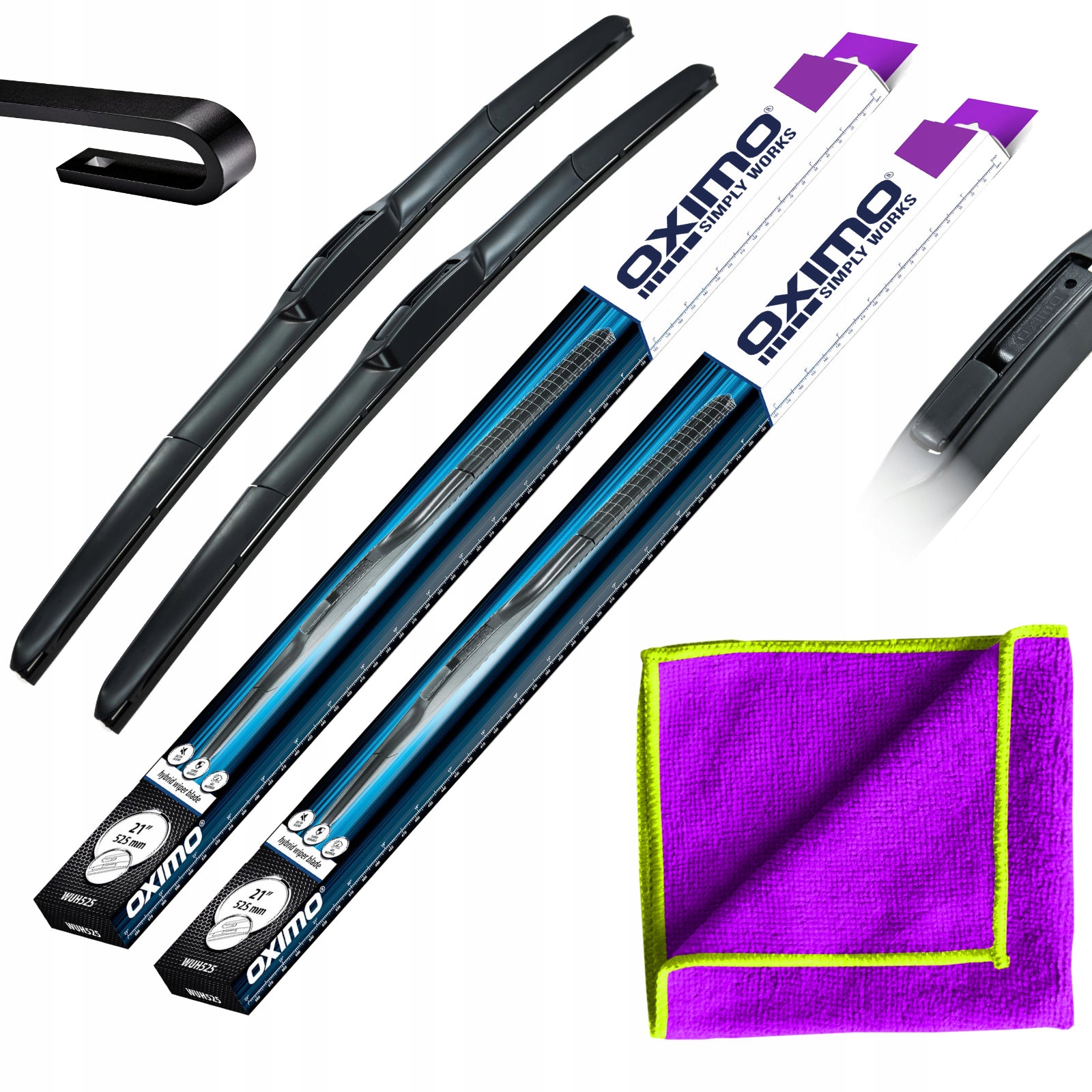 Wycieraczki Hybrydowe Przód Oximo 650 mm 425 mm Nissan Renault