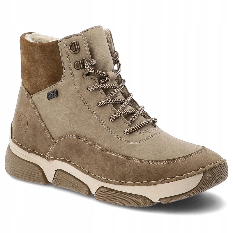 Dámské kozačky Rieker, béžové, 45956-64 Beige Combination