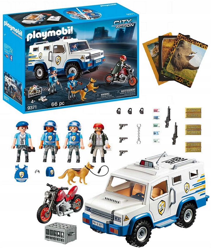 

Klocki Playmobil 9371 Transporter Pieniędzy 9371 %