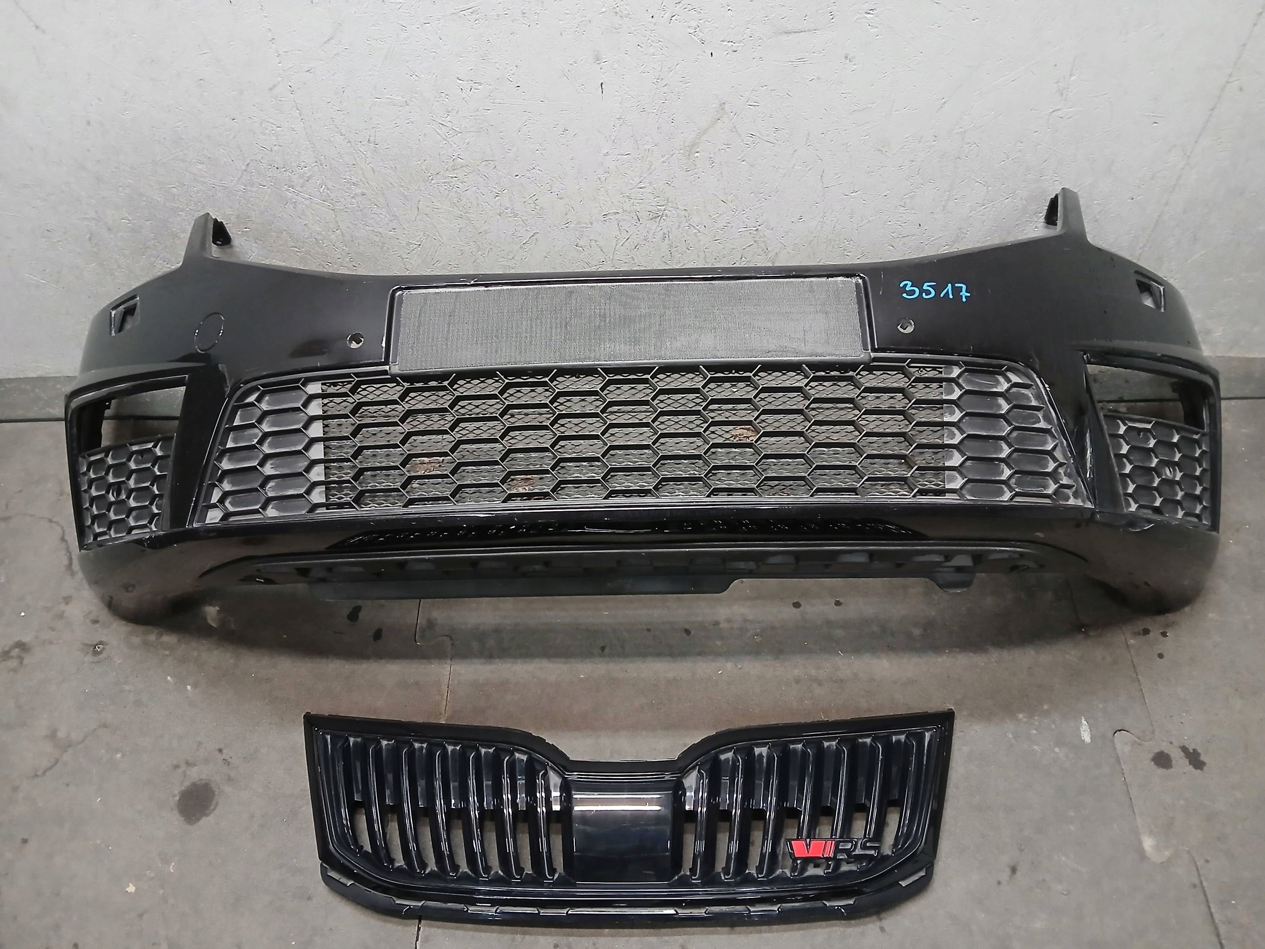 bumper front SKODA OCTAVIA III 3 RS LIFT 17- 5E