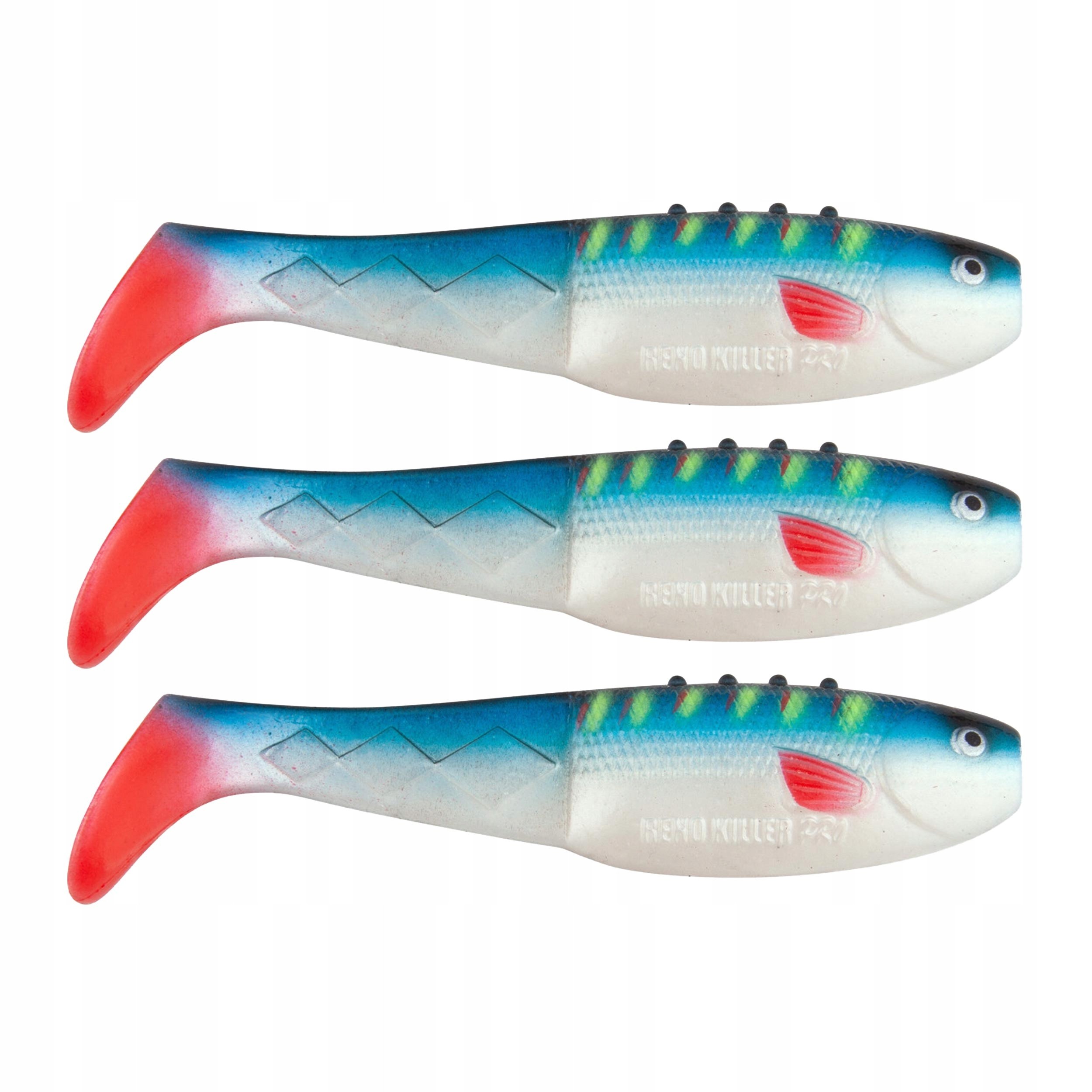 Guma Dragon Ripper V-lures Renokiller Scratched Fish 10CM