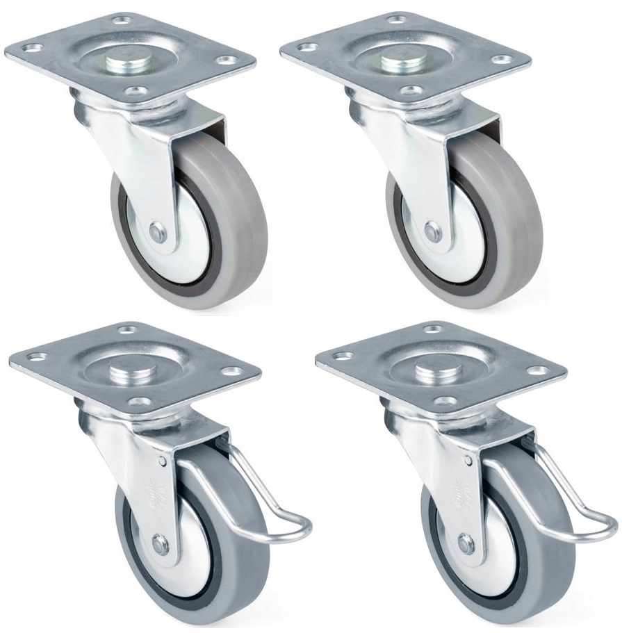 

Zestaw Kółek Meblowe Gumowe Hamulec 60 MM 4 Szt